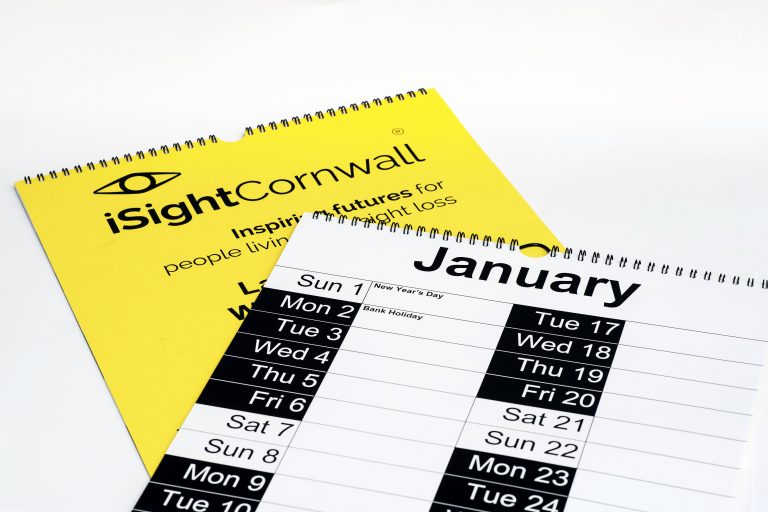 iSightCornwall Shop: Large Print Wall Calendar 2023 : iSightCornwall