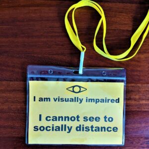 Visually Impaired Awareness Lanyard