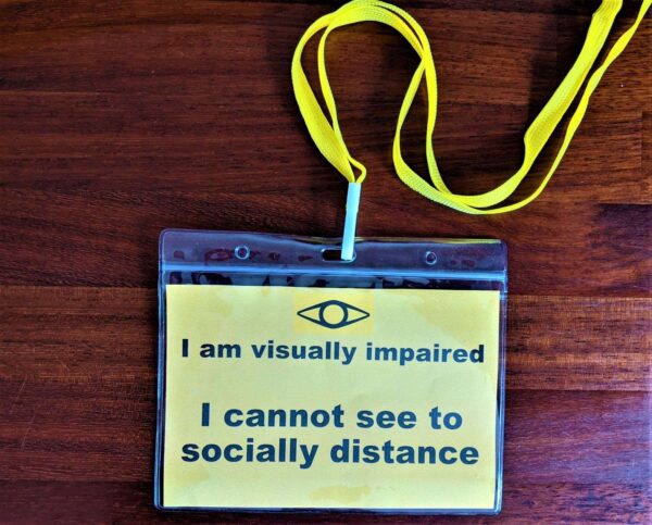 Visually Impaired Awareness Lanyard